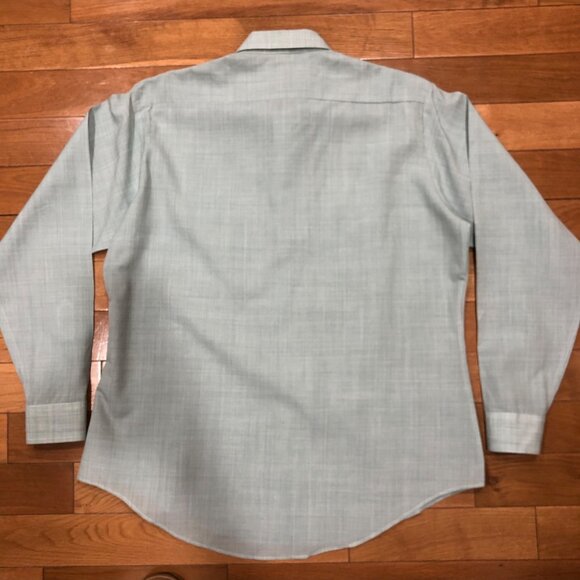 Propper Wool Blend Tactical Button Down Shirt Light Green Size 17.5" x 36" - Picture 2 of 5